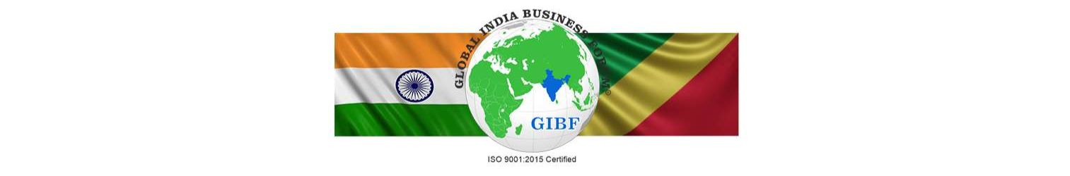 India  Congo Business and Cultural Council and GIBF logo 